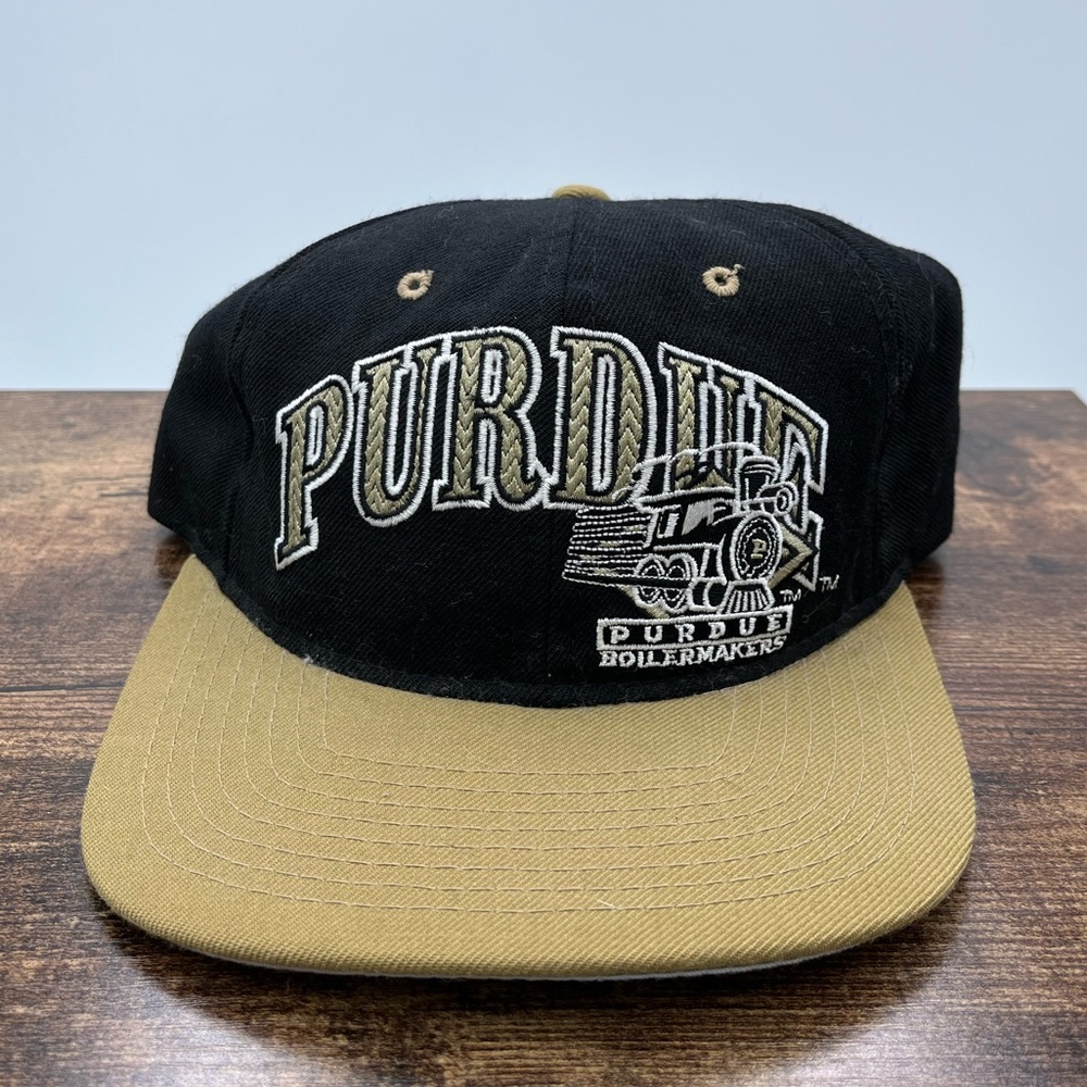 STARTER Black and Tan Purdue Hat